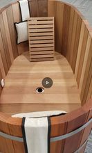 Load image into Gallery viewer, Fluid Float Japanese Cedar Soaking Tub - Fluid Float & Sauna