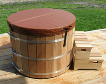 Load image into Gallery viewer, Fluid Float Japanese Cedar Soaking Tub - Fluid Float & Sauna