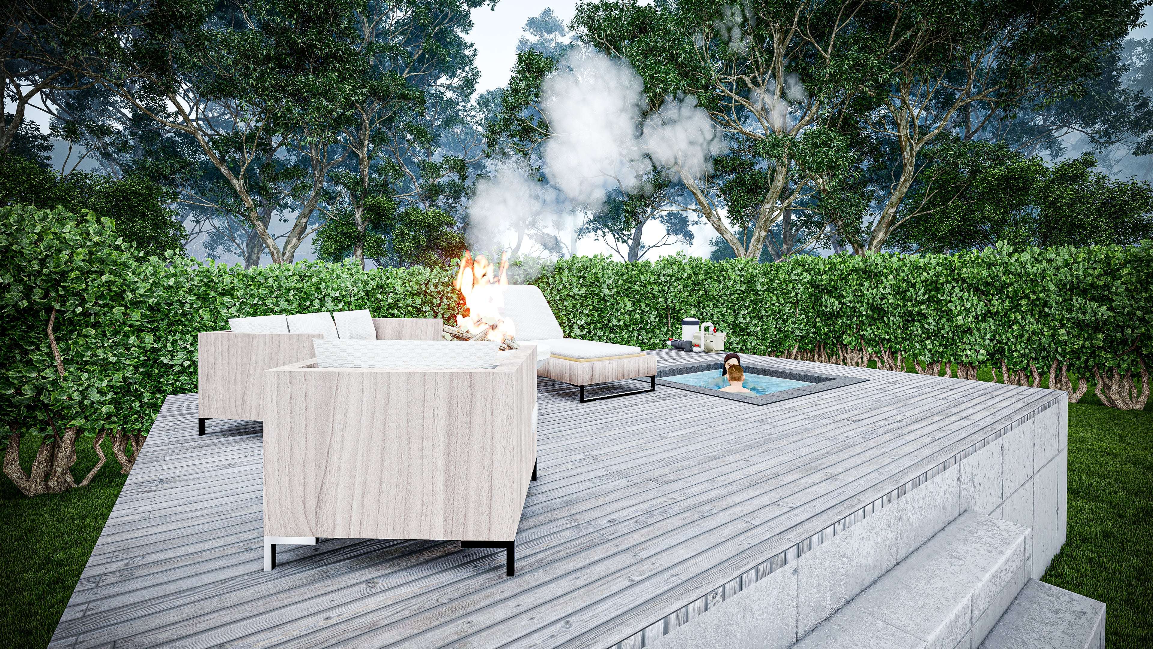 Fluid Float Ice & Hot Plunge Hybrid Tub - Fluid Float & Sauna 