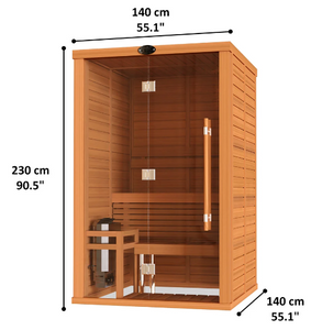 Saunas Fluides Traditionnels en Cèdre 