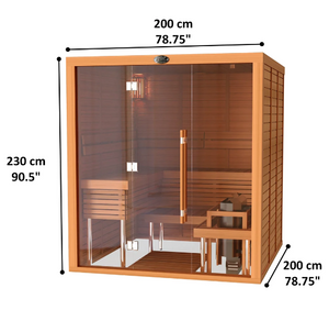 Saunas Fluides Traditionnels en Cèdre 