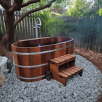 Fluid Float Japanese Cedar Soaking Tub - Fluid Float & Sauna 