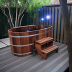 Fluid Float Japanese Cedar Soaking Tub - Fluid Float & Sauna 