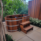 Fluid Float Japanese Cedar Soaking Tub - Fluid Float & Sauna 