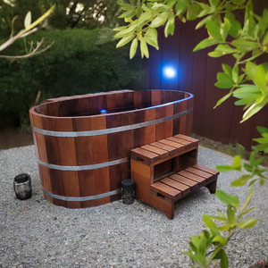 Fluid Float Japanese Cedar Soaking Tub