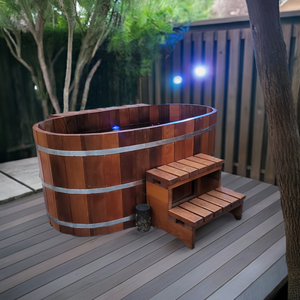 Fluid Float Japanese Cedar Soaking Tub