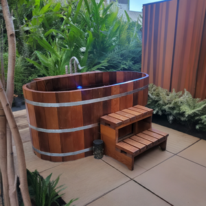 Fluid Float Japanese Cedar Soaking Tub