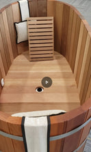 Charger l&#39;image dans la galerie, Fluid Float Japanese Cedar Soaking Tub - Fluid Float &amp; Sauna 
