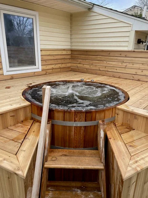 Fluid Float Classic Cedar Hot Tub - Fluid Float & Sauna 