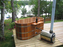 Charger l&#39;image dans la galerie, Fluid Float Japanese Cedar Soaking Tub - Fluid Float &amp; Sauna 
